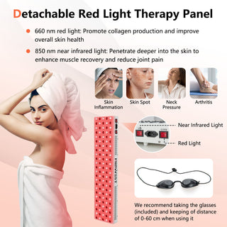 2-Person Far Infrared Wooden Sauna Room with Free Red Light Therapy for Home